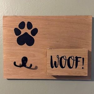 Wall Mounted Dog Hook and Basket